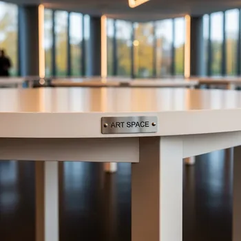 Аренда Стол белый круглый D 120 см в банкетном зале «Дельфин» — ART SPACE