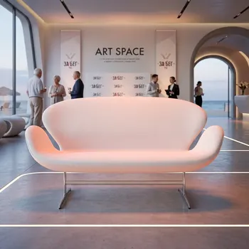 Аренда белого двухместного дивана в Сочи от ART SPACE