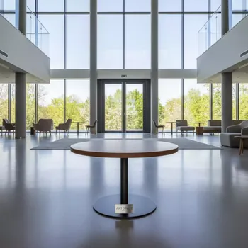 Аренда Стол кофейный Boden Ø 60 см антрацит и тик в Novotel Resort — ART SPACE