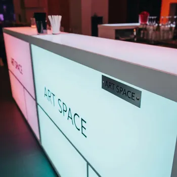 Аренда Стойка барная 110х66 см с LED подсветкой 18 186 в Pullman Sochi Centre — ART SPACE