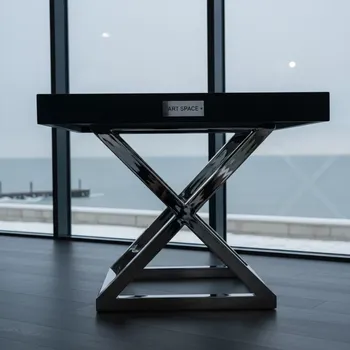 Аренда Фуршетный стол X Loft Silver Black на пляжных клубах Хосты — ART SPACE