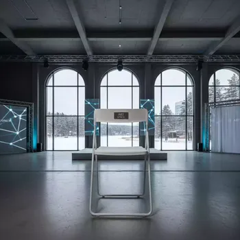 Аренда Стул складной Gunde White в санатории «Металлург» — ART SPACE