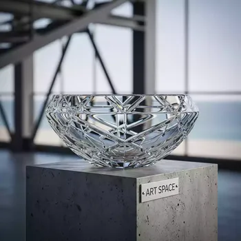 Аренда Ваза для фруктов хрустальная 300х150 мм в пляжном комплексе VinoGrad — ART SPACE