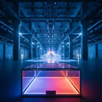 Аренда Светящийся стол Cubo Glass 50 в Сириус Арене — ART SPACE