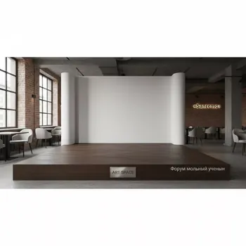 Аренда Подиум сценический 6х4 м с задником в ресторане «Sanremo» — ART SPACE