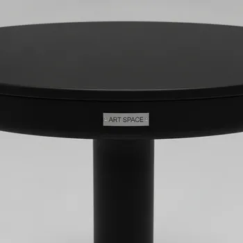 Аренда Стол круглый из пластика Royal Family Tom черный в Mantera Supreme — ART SPACE