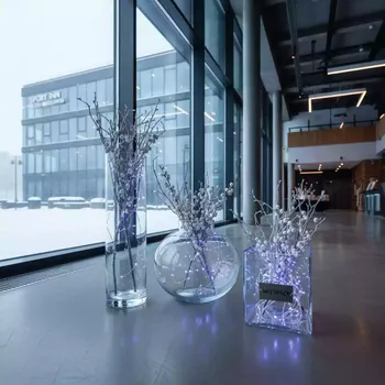 Аренда Набор прозрачных ваз Пладо в Sport Inn Hotel & Wellness — ART SPACE