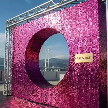 Аренда Фотозона "Розовые пайетки" в Skypark Sochi — ART SPACE