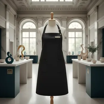Аренда Фартук с грудкой черного цвета в Mercure Сочи Центр — ART SPACE