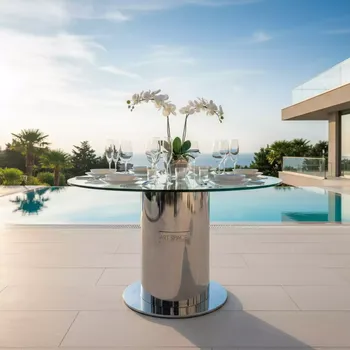 Аренда Стол Rozana стеклянная столешница в Radisson Collection Paradise — ART SPACE