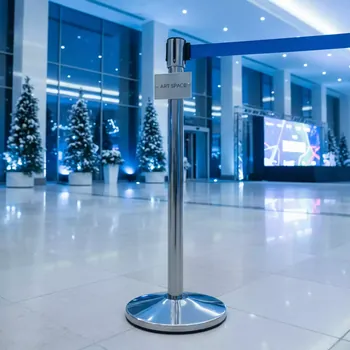 Аренда Стойка ограждения с лентой синяя 250 см 05 263BL в Rodina Grand Hotel & SPA — ART SPACE