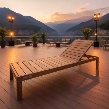 Аренда Шезлонг из ДПК тик Поливуд Борнео Polywood Borneo в Skypark Sochi — ART SPACE