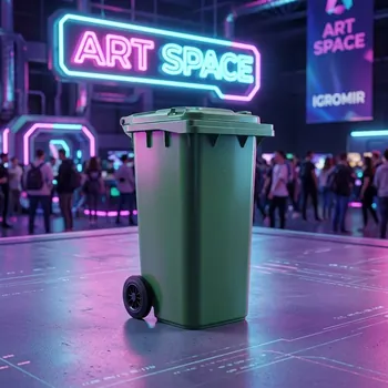 Аренда Мусорный бак на 120 литров Сочи ART SPACE
