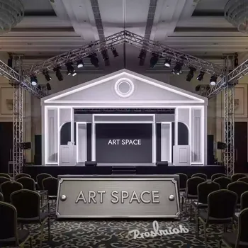Аренда Сцена с порталами 10х8 м с двускатной крышей в Cosmos Sochi Hotel — ART SPACE