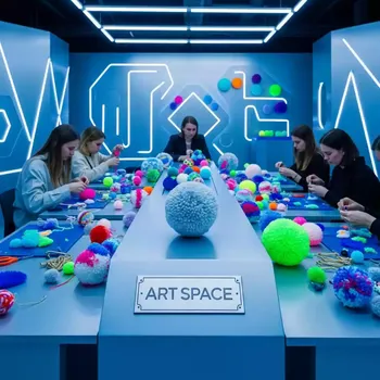 Аренда Изготовления новогодних игрушек из помпонов в Sport Inn Hotel & Wellness — ART SPACE