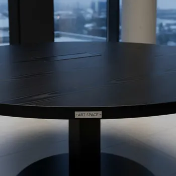 Аренда Стол Лидер 3 венге черный D 1200 в Cosmos Sochi Hotel — ART SPACE