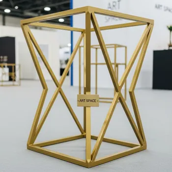 Аренда Каркас стола металлический Лидер 2 золотой на арене «Фишт» — ART SPACE