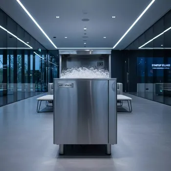 Аренда Ледогенератор профессиональный Scotsman NW308AS с бункером 160 кг в Omega Sirius — ART SPACE