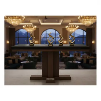 Аренда Стол деревянный Лота Лофт черный матовый бетон в Golden Tulip Rosa Khutor — ART SPACE