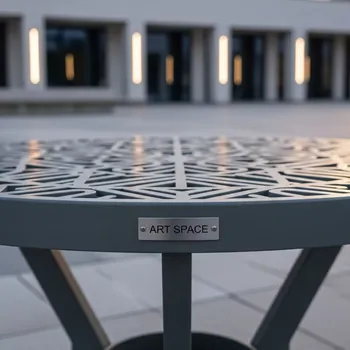 Аренда Стол из литого алюминия RDT 054 4 в МФК «Горный» — ART SPACE