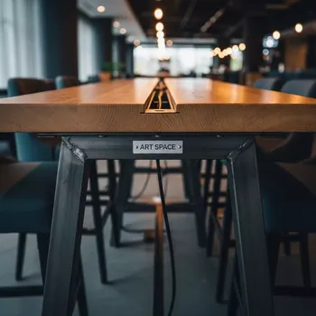 Аренда Стол барный с каналом для протяжки проводов Arki Table CCWood в Mercure Сочи Центр — ART SPACE