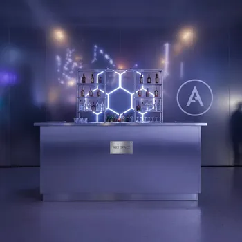 Аренда Подстолье металлическое барное Calice Alu High в комплексе «Дагомыс» — ART SPACE