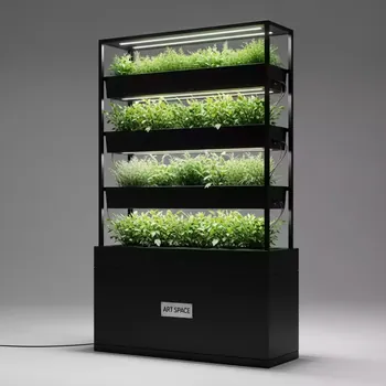 Аренда Сад вертикальный Mini Cascade IO 1W 200 S 433 черный в Rodina Grand Hotel & SPA — ART SPACE