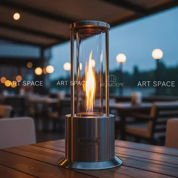 Аренда Обогреватель газовый уличный WWT 13B Table Stainless steel в ресторане «Сыроварня» — ART SPACE