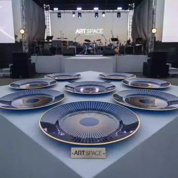 Аренда Тарелка подстановочная Honey стекло 32 см в Mercure Сочи Центр — ART SPACE