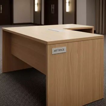 Аренда Стол компактный правый бук 140х120 см в Mövenpick Hotel — ART SPACE