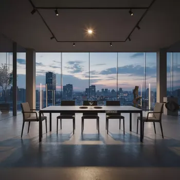 Аренда Комплект мебели обеденной Flow 3 темно серый в Panorama by Mercure — ART SPACE