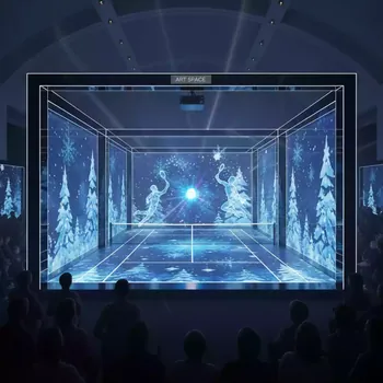 Аренда Игра "Новогодний 3D теннис" в Radisson Blu Resort & Congress Centre — ART SPACE
