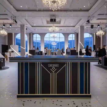 Аренда Стол барный Алиас 1200x400x1100 мм в санатории «Заполярье» — ART SPACE