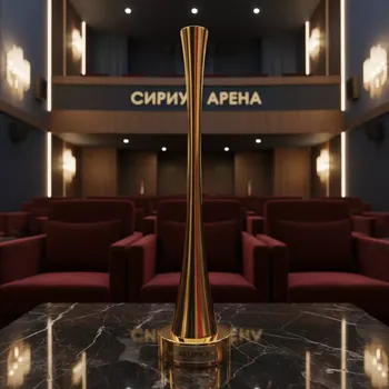 Аренда Подсвечник золотой Блазис большой в Сириус Арене — ART SPACE