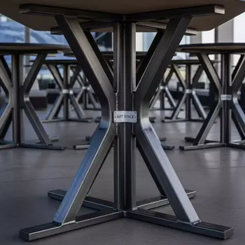 Аренда Подстолье 400BQ металлическое в пляжном клубе Del Mar — ART SPACE
