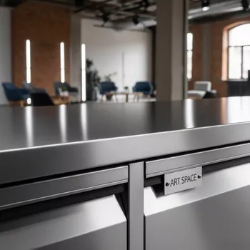 Аренда Столешница стальная на верх барной стойки Break Bar Top в Mantera Supreme — ART SPACE