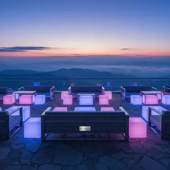 Аренда Мебель LED на площадке Rosa Peak (2320м) — ART SPACE