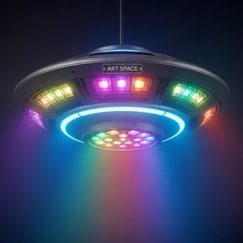 Аренда Цветомузыка DMX управляемая RGBW летающая тарелка на теплоходе «Дагомыс» — ART SPACE