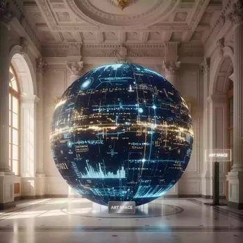 Аренда Шар LED диаметром 100 см шаг 2,5 мм в Grand Karat Sochi — ART SPACE