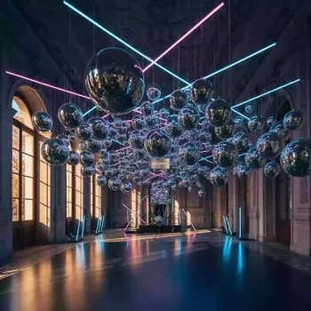 Аренда Декор фотозона диско шары на вилле «Анна» — ART SPACE