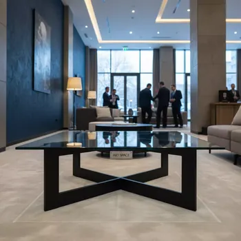 Аренда Стол стеклянный Brut в Cosmos Sochi Hotel — ART SPACE