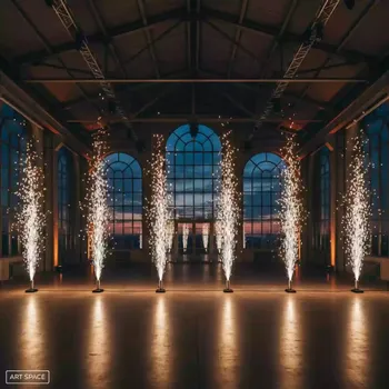 Аренда Фонтаны холодные для свадьбы в ОКЦ «Галактика» — ART SPACE