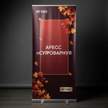 Аренда Баннер для корпоратива в ресторане «Сыроварня» — ART SPACE