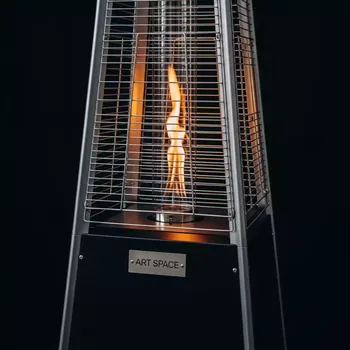 Аренда Обогреватель газовый пирамида Black Mini в ледовом дворце «Большой» — ART SPACE