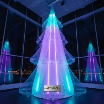 Аренда Елка надувная с подсветкой в зале «Чайка» (Морпорт) — ART SPACE