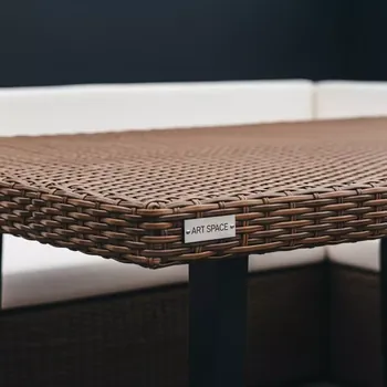 Аренда Стол B rattan Houston 1500х900 мм коричневый на VIP-яхте (Имеретинский порт) — ART SPACE
