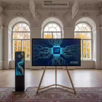 Аренда Программно аппаратный комплекс интерактивный Geckotouch Interactive 75R 75” UHD 20 касаний Android 11 в усадьбе Голицына — ART SPACE