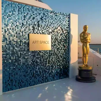 Аренда Фотозона с пайетками и Оскаром на VIP теплоходе (Морпорт Сочи) — ART SPACE