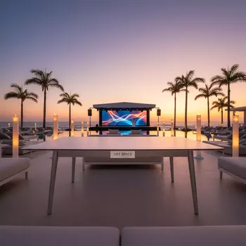 Аренда Стол керамический Babila Outdoor в пляжном клубе Del Mar — ART SPACE