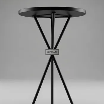 Аренда Столик коктейльный Tripod черный в отеле «Богатырь» — ART SPACE
